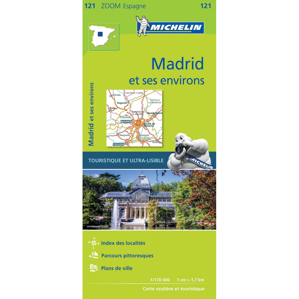 121 Madrid med omgivningar Michelin